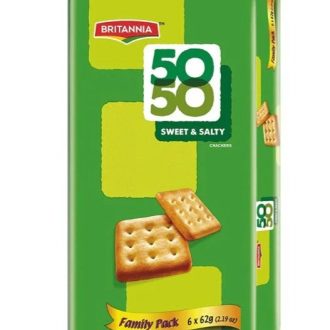 Britannia 50/50 Family Pack 62g (Pack of 48)