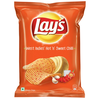 Lays Hot and Sweet Chilli Potato Chips 52g