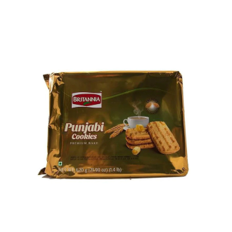 Britannia Punjabi Cookie Premium Bake 620g (Pack of 8)